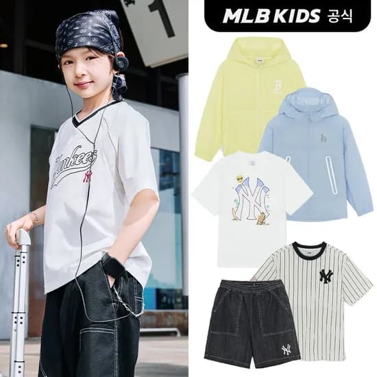 MLB키즈 26SS 베이직 스포티브 스몰로고 티셔츠 카드 무배 23,990원
