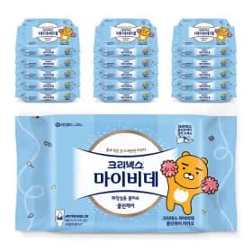 크리넥스 마이비데 클린케어 카카오 40매 16팩 19040원