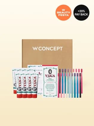 뷰카 고불소 구취케어 아쿠아민트향 110g 8개입 +오브제 칫솔18개입 체감가 16,995원