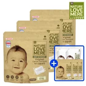 네이쳐러브메레 아기캡슐세제 100개입 3팩+사은품 27,730원