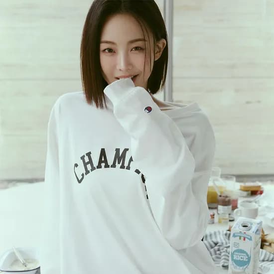 챔피온 루즈핏 롱슬리브 티셔츠