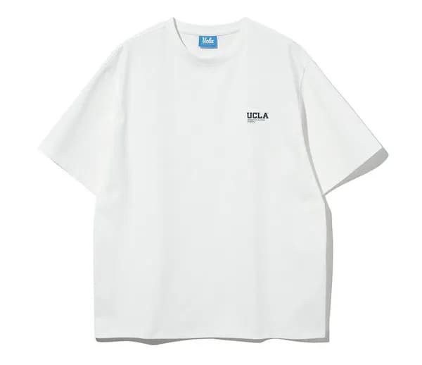 UCLA 남녀공용 분또 라운드 반팔 티셔츠