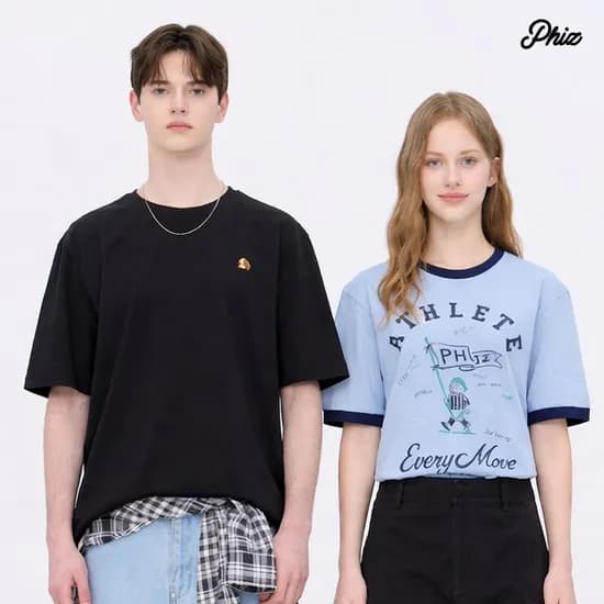 헤지스 피즈 스몰로고 반팔티 29,520원 무배