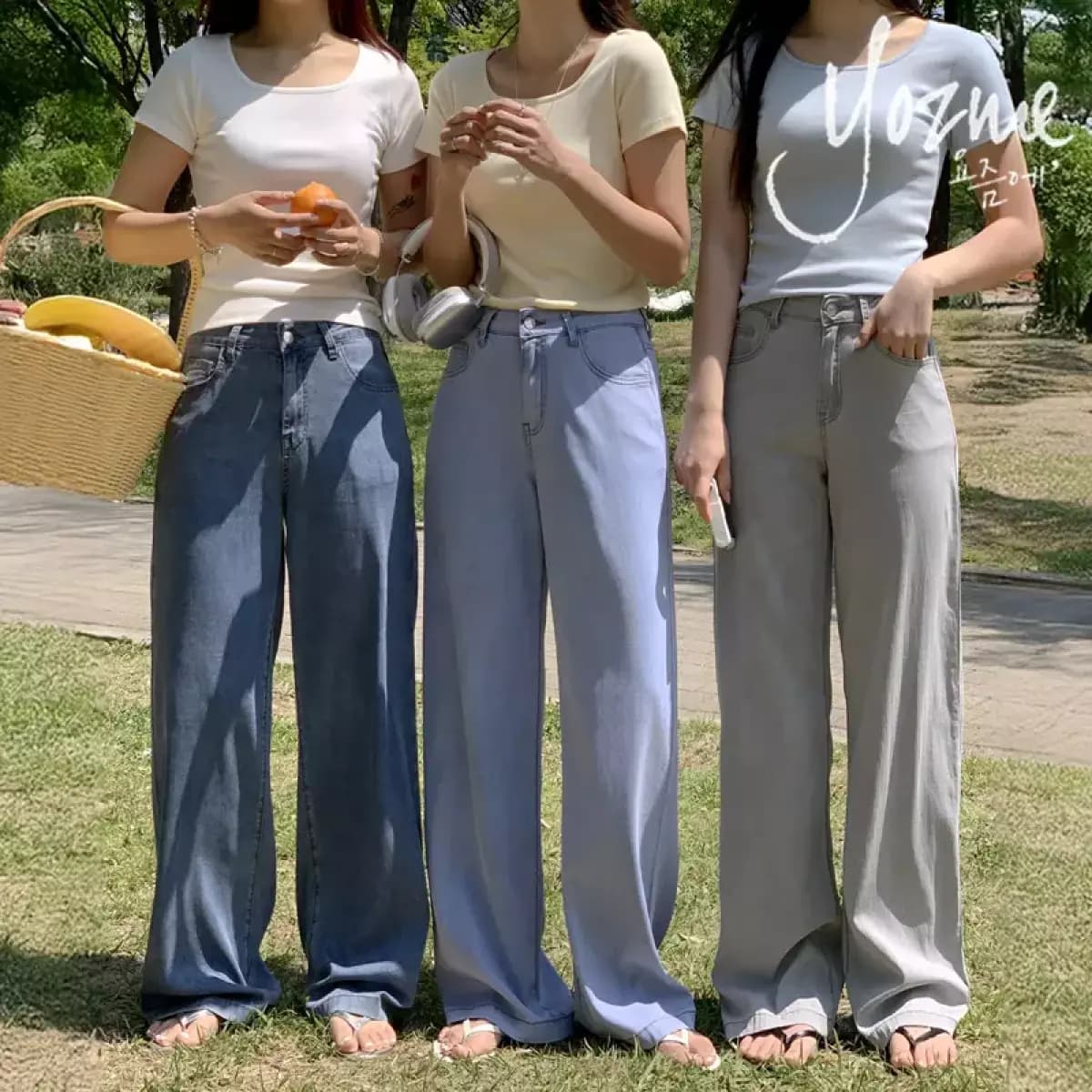 쿨링 텐셀 와이드 여름 청바지 26,420원 무배(무료반품o)