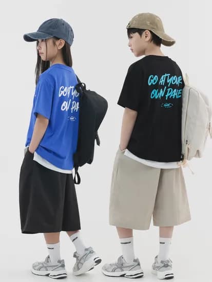 피아네르키즈 키즈 그래픽 반팔&투턱 하프팬츠 셋업 28002원 무배