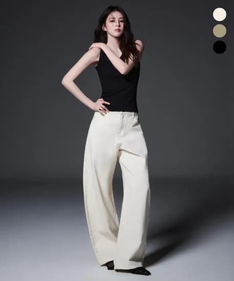 스탠다드우먼즈 코튼 커브드 팬츠 39,920원