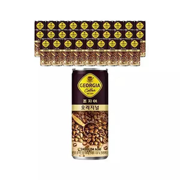 조지아 오리지널 240ml, 30개 10,920원(티멤,카페머니)