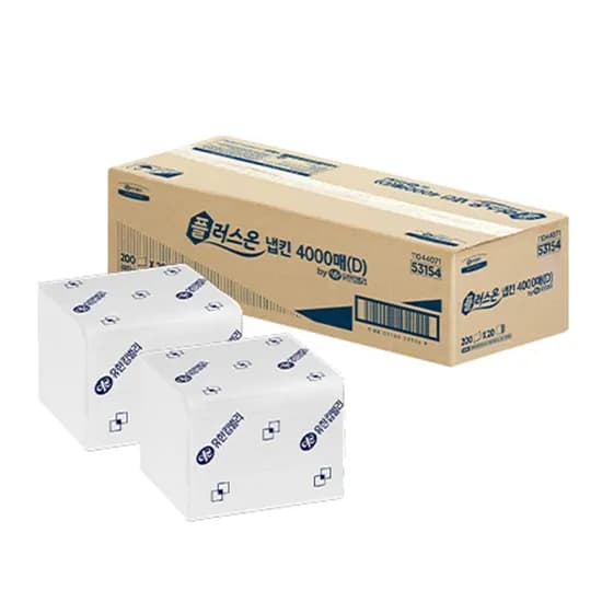 유한킴벌리 플러스온 냅킨 200매 20밴드 11,990원