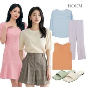미쏘. 로엠, 클라비스 120종 블라우스, 슬랙스, 원피스등 7,860원~
