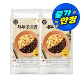 올바르고반듯한 새우볶음밥 880gX2개(총 8봉) 8인분 10,900원 / 무배