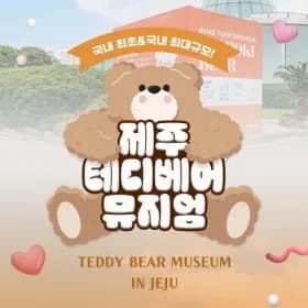 테디베어뮤지엄 제주 입장권 6,300원