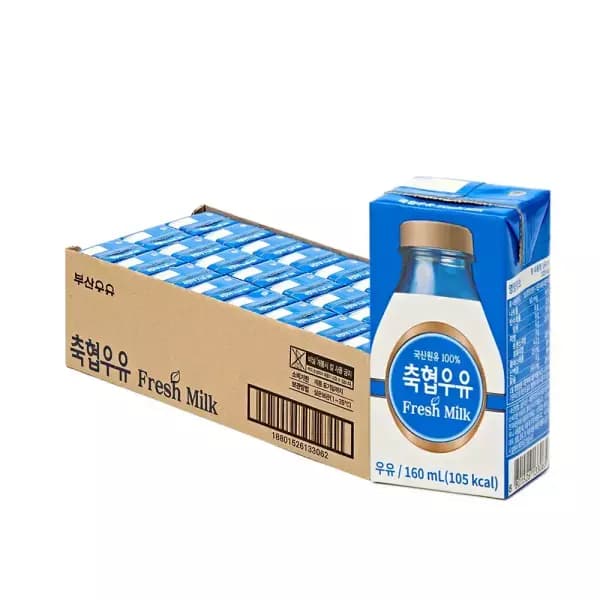 축협 멸균우유 160ml 24팩