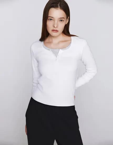 헨리넥 긴팔 티셔츠 14,800원 무배