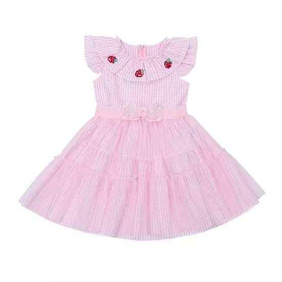 프렌치캣 딸기핑크 체크 원피스 50530원 무료배송