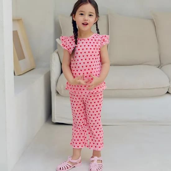 베베쥬 프리티 하트플리츠 상하복 9,390원