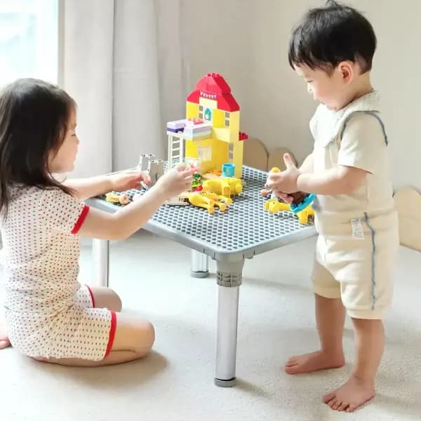 공부와 놀이를 하나로! 6in1 레고블럭테이블 책상 (62,960원/무배)