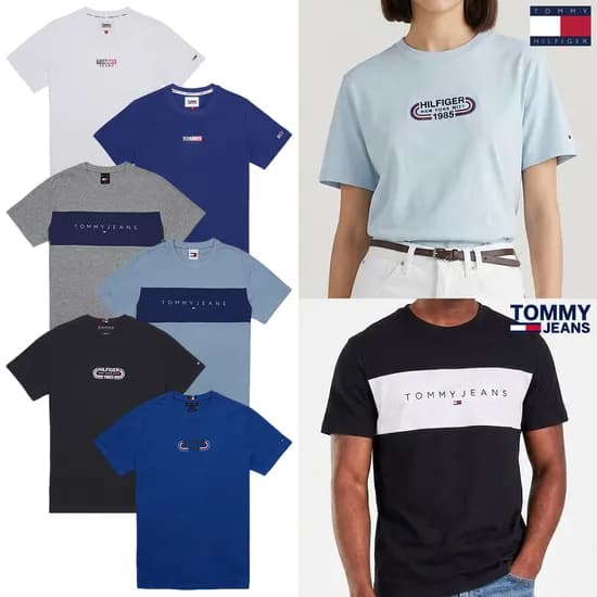 타미진스 남녀공용 사각 프레임 로고 반팔티 25,900원