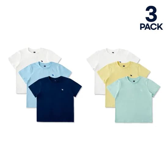 블루독 베이직 반팔 3PACK 티셔츠 31,270원/무배