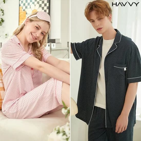 하비 인견 100% 파자마세트