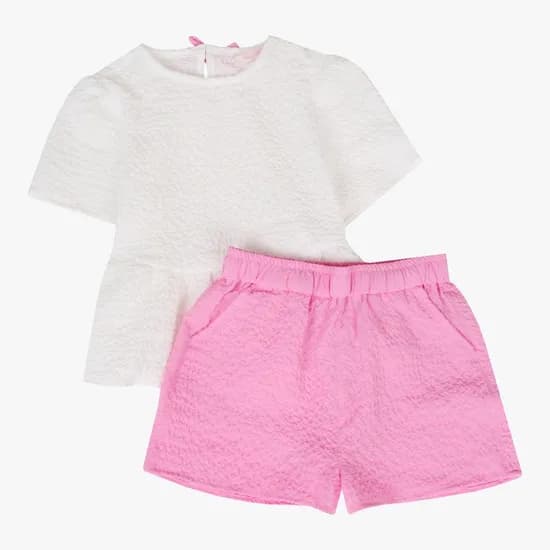 로엠걸즈 링클지티셔츠 반바지 상하세트 17,910원