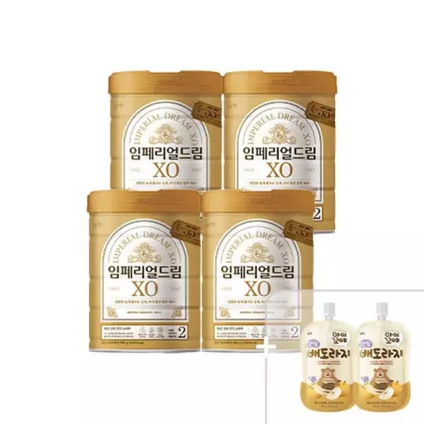 남양 임페리얼드림XO 800g 2단계 4캔 + 아이꼬야 배도라지 2P 65900원