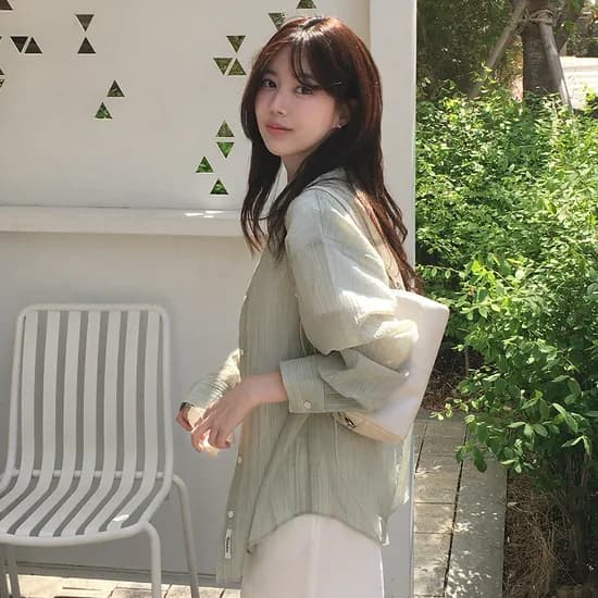 틸아이다이 텐셀 블렌디드 오버핏 셔츠 67,320원