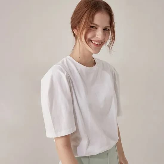 비뮤즈맨션 커브드 반팔티 21,190원 무배