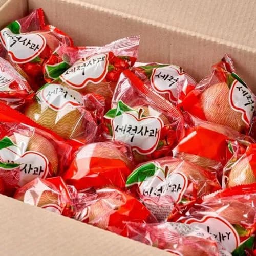 세척사과 4kg 한입과 30과 내외 17,900원 무배