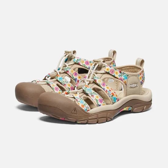 킨 뉴포트 RETRO 여성 스트랩 샌들 베이지