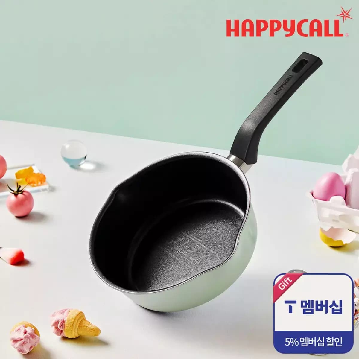 해피콜 플렉스팬 IH 와이드 인덕션 후라이팬 22cm 17,070원