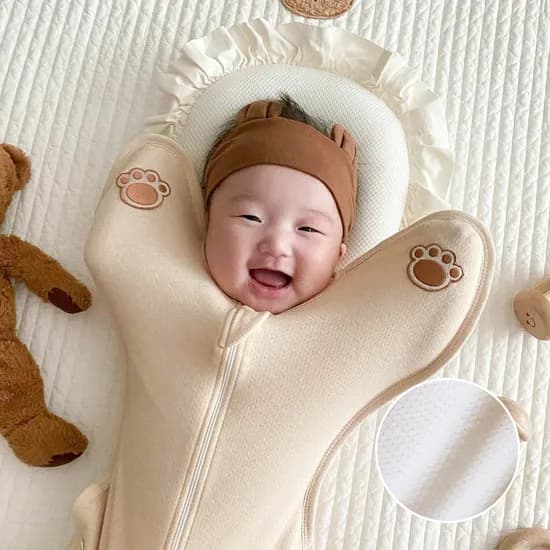 베베곰 여름용 메쉬 스와들업, 슈트형 스와들 18900원