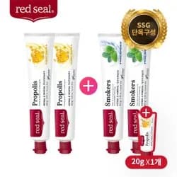 레드씰 프로폴리스 치약 100g 2개+스모커스치약 100g 2개+미니치약 16055원