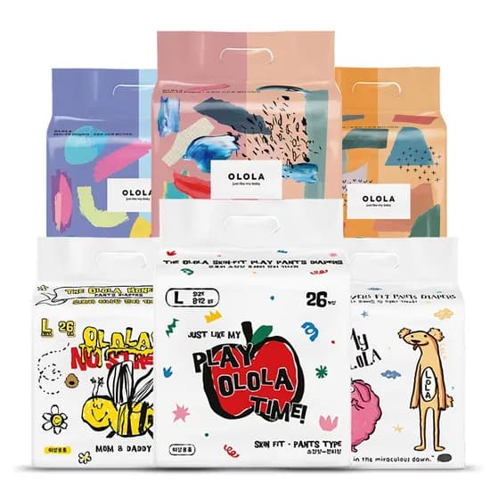 오로라기저귀 빅세일 50%할인 스킨핏4팩 28500원 무료배송