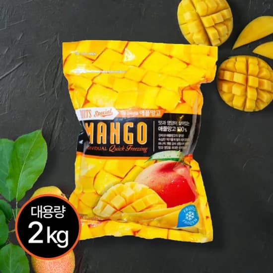 IQF공법 냉동 애플망고 페루산 2kg 10,370원