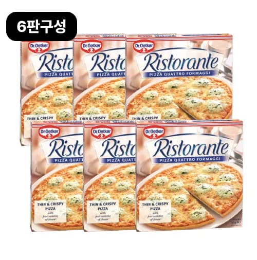 리스토란테 콰트로치즈 피자 340g 6판 15,990 무배