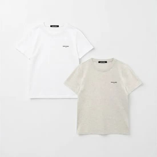 마리끌레르 로고 레귤러핏 반팔티 2팩 19,980원 무배