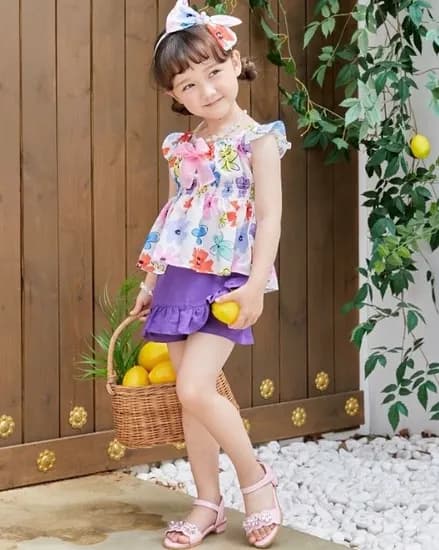 스커트 같은! 프렌치캣 보라 랩스타일 반바지 13,380원 3만무배