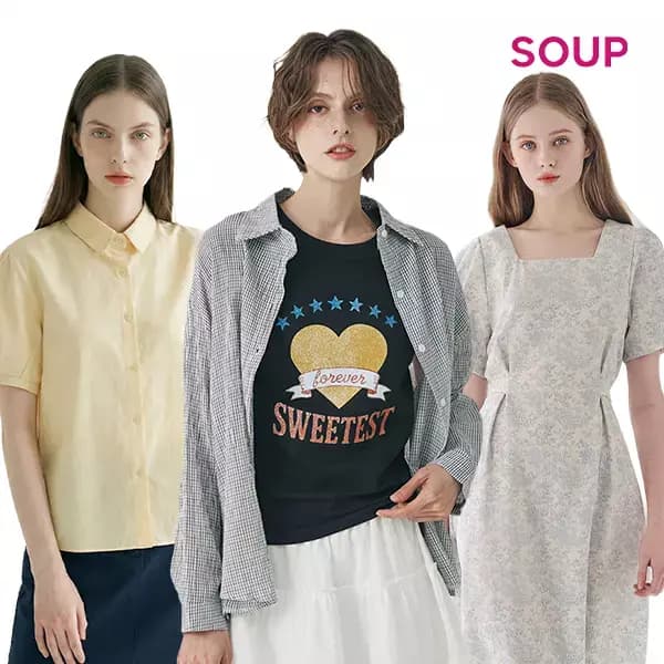 숲&비지트인뉴욕 반팔티/블라우스/원피스 외 7,560원 무배