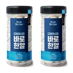 디어레시피 코인육수 80정 x2개 (총160정) 15,500원 무배