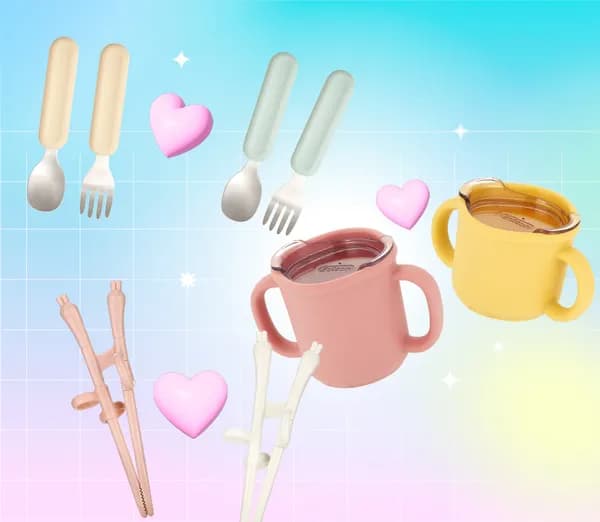 에디슨 베스트템 실리콘 스푼포크 베이비 1+1 19,000원 (유배)