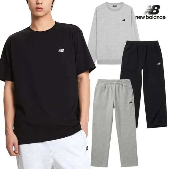 뉴발란스 남녀공용 심플 로고 반팔 무지 티셔츠 28,900원