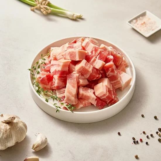 한입 벽돌삼겹살 1kg 2팩 21200원 (무배) 1130