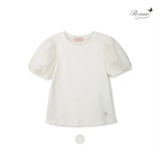 페리미츠 꽃퍼프소매 티셔츠 9,330원