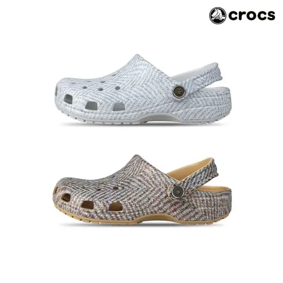 크록스 클래식 트위드 클로그