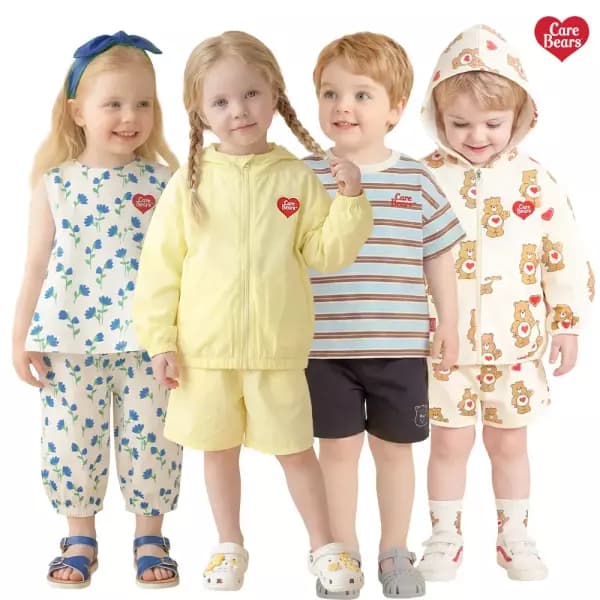 케어베어 하트케어베어루즈핏티셔츠 5,550원