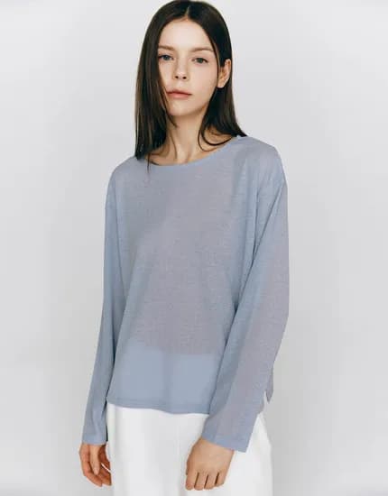 지오다노/ 시어 긴팔 티셔츠 13,000원 무배