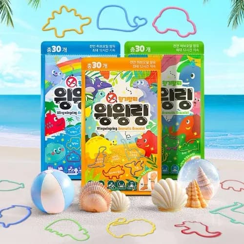 윙윙링 모기퇴치팔찌 30입*5봉 18,900원