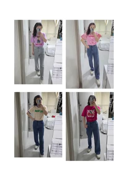 나나주니 봄여름티셔츠 10470원부터 44~55맘 귀여운스탈 아동복같이입어요