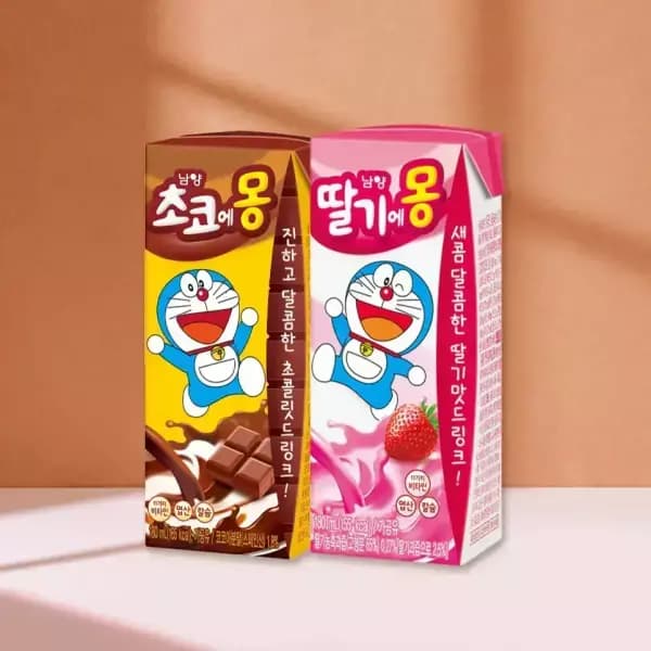 남양 초코에몽+딸기에몽 190ml 48팩 34,900원