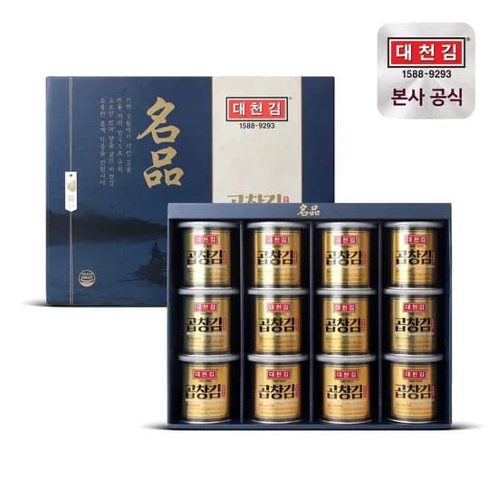 대천김 곱창김 캔김 30g 12캔 48,360원